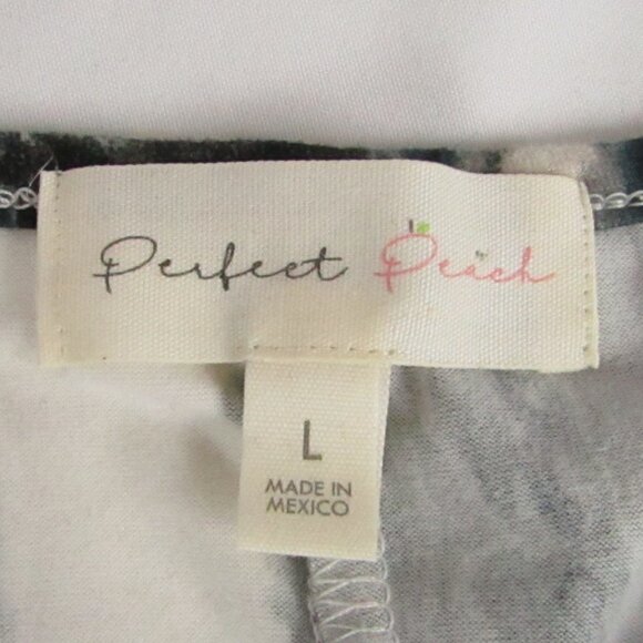 Perfect Peach | Women's | Large | Tye Dye | Black & White | Blouse - Picture 4 of 4